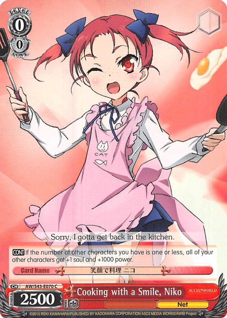 Cooking with a Smile, Niko (AW/S43-E070 C) [Accel World -Infinite Burst-] - POKÉ JEUX