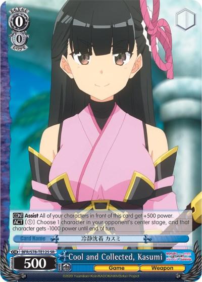 Cool and Collected, Kasumi (BFR/S78-TE12S) [BOFURI: I Don't Want to Get Hurt, so I'll Max Out My Defense] - POKÉ JEUX