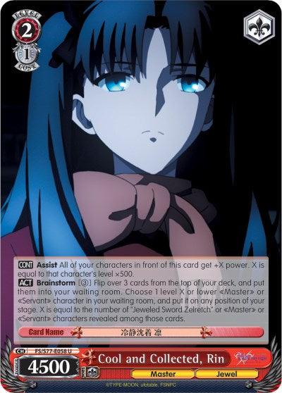 Cool and Collected, Rin (FS/S77-E058 U) [Fate/Stay Night [Heaven's Feel] Vol.2] - POKÉ JEUX