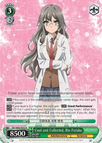 Cool and Collected, Rio Futaba (SBY/W64-E032 R) [Rascal Does Not Dream of Bunny Girl Senpai] - POKÉ JEUX