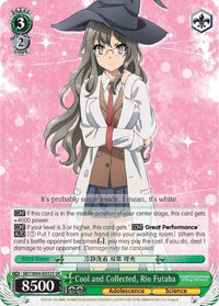 Cool and Collected, Rio Futaba (SBY/W64-E032S SR) [Rascal Does Not Dream of Bunny Girl Senpai] - POKÉ JEUX