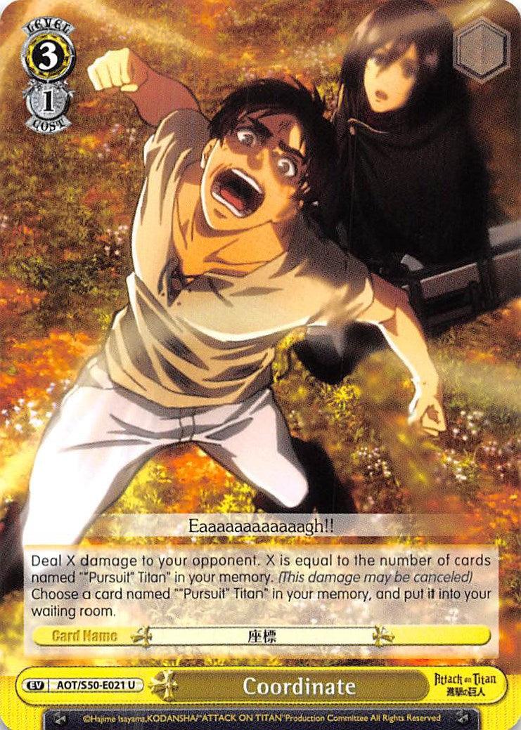 Coordinate (AOT/S50-E021 U) [Attack on Titan Vol. 2] - POKÉ JEUX