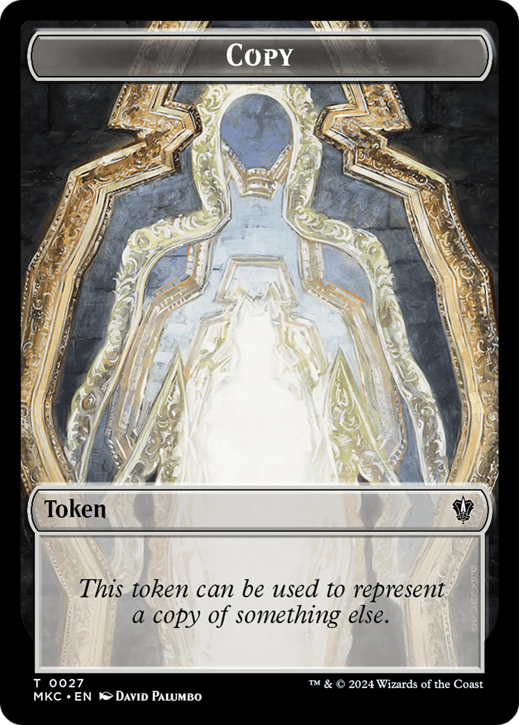 Copy // Zombie Double-Sided Token [Murders at Karlov Manor Commander Tokens] - POKÉ JEUX