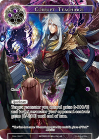 Corrupt Teachings (Full Art) (SNV-088) [The Strangers of New Valhalla] - POKÉ JEUX