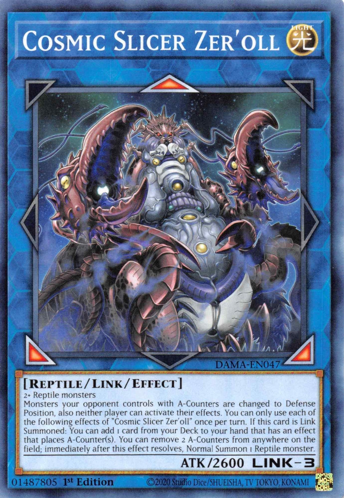 Cosmic Slicer Zer'oll [DAMA-EN047] Common - POKÉ JEUX