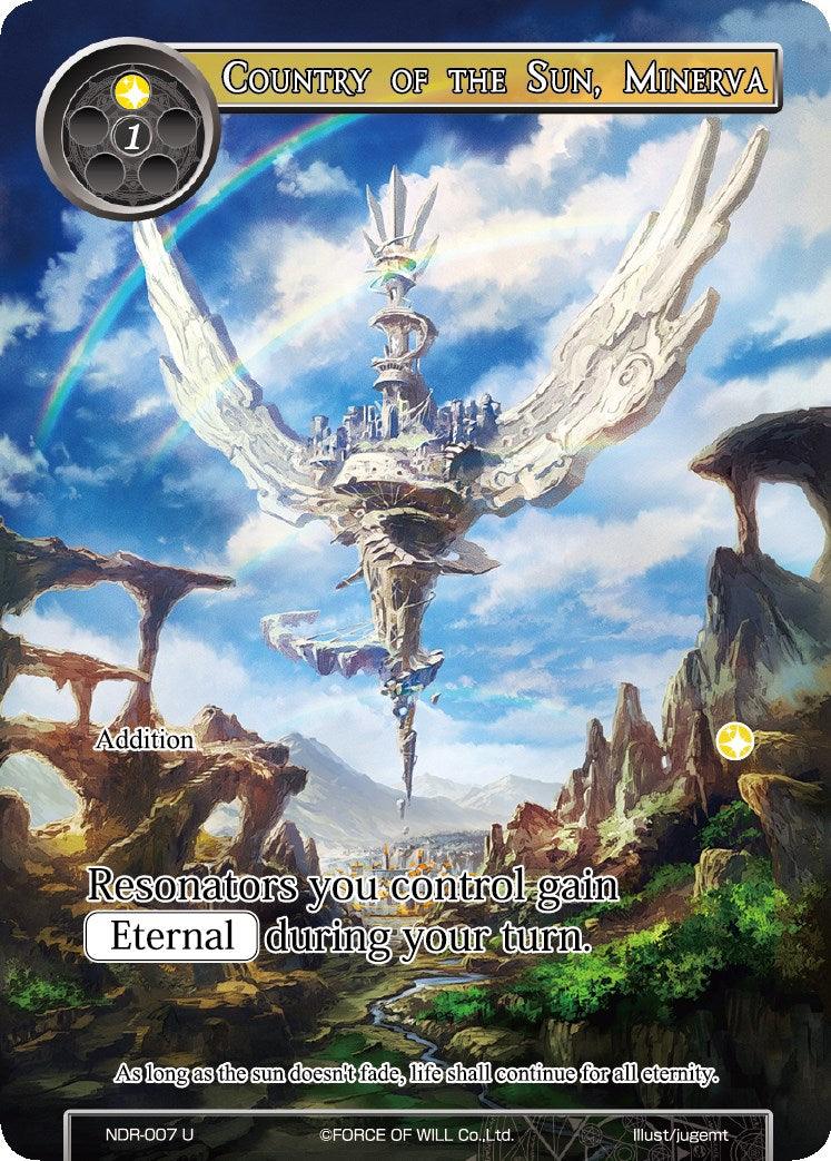 Country of the Sun, Minerva (Full Art) (NDR-007) [New Dawn Rises] - POKÉ JEUX