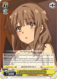 Courage to Move On, Kaede Azusagawa (SBY/W64-E020 C) [Rascal Does Not Dream of Bunny Girl Senpai] - POKÉ JEUX