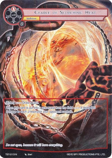 Cradle of Scorching Heat (Full Art) (TST-013) [The Seventh] - POKÉ JEUX