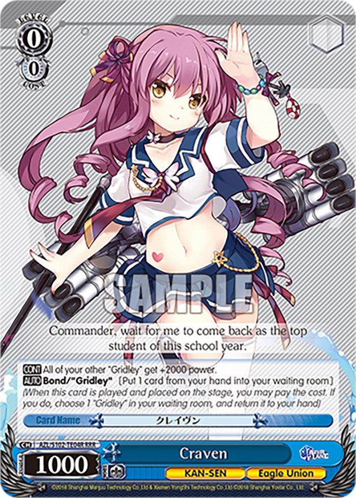 Craven (AZL/S102-TE04R RRR) [Azur Lane] - POKÉ JEUX