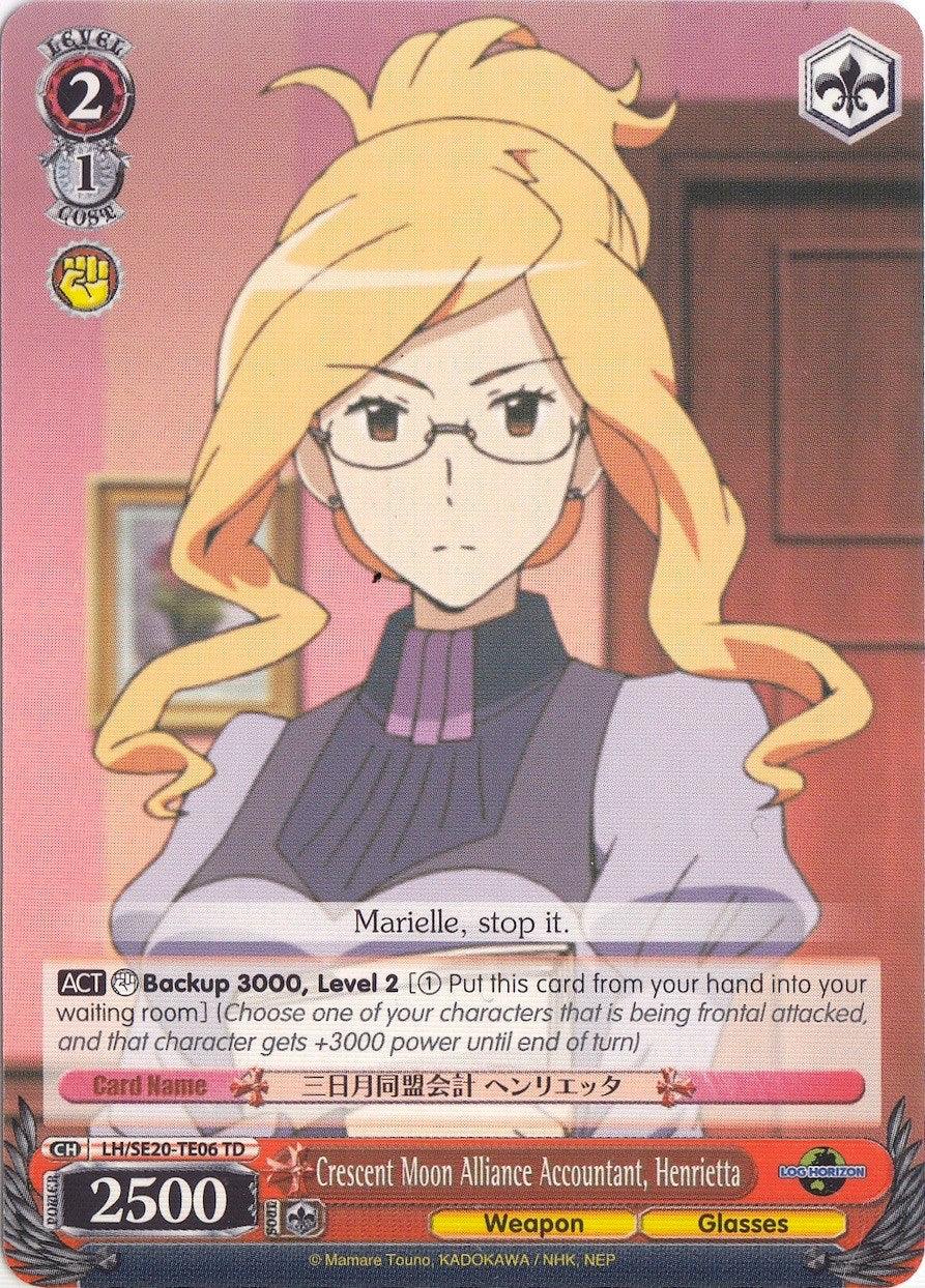 Crescent Moon Alliance Accountant, Henrietta (LH/SE20-TE06 TD) [LOG HORIZON] - POKÉ JEUX