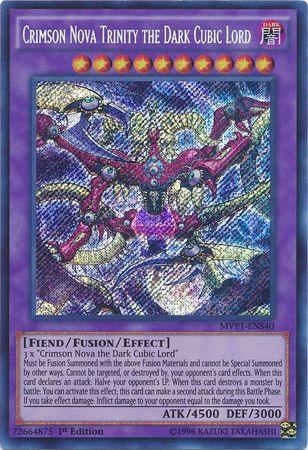 Crimson Nova Trinity the Dark Cubic Lord [MVP1-ENS40] Secret Rare - POKÉ JEUX