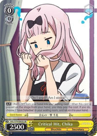 Critical Hit, Chika (KGL/S79-E003S SR) [Kaguya-sama: Love is War] - POKÉ JEUX