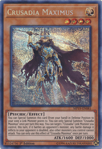 Crusadia Maximus [MP19-EN081] Prismatic Secret Rare - POKÉ JEUX