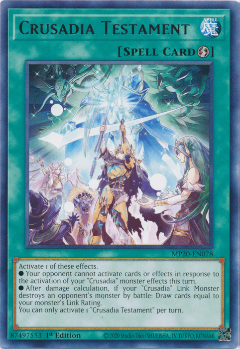 Crusadia Testament [MP20-EN078] Rare - POKÉ JEUX