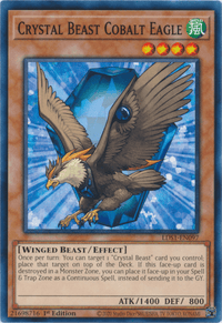 Crystal Beast Cobalt Eagle [LDS1-EN097] Common - POKÉ JEUX