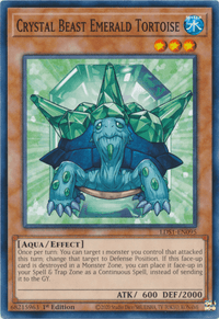 Crystal Beast Emerald Tortoise [LDS1-EN095] Common - POKÉ JEUX