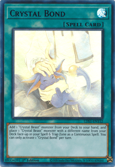 Crystal Bond (Green) [LDS1-EN112] Ultra Rare - POKÉ JEUX