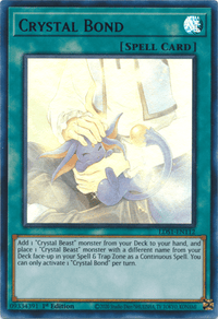 Crystal Bond (Green) [LDS1-EN112] Ultra Rare - POKÉ JEUX
