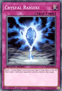 Crystal Raigeki [SGX1-ENF16] Common - POKÉ JEUX