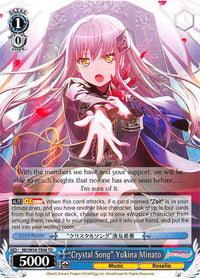 "Crystal Song" Yukina Minato (BD/W54-TE08 TD) [BanG Dream! Girls Band Party!] - POKÉ JEUX