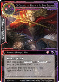 Cu Chulainn, the Hero in a Fare Land (Stranger) (SDAO1-023) [Alice Origin Starter Deck] - POKÉ JEUX