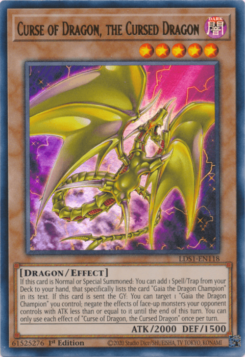 Curse of Dragon, the Cursed Dragon [LDS1-EN118] Ultra Rare - POKÉ JEUX
