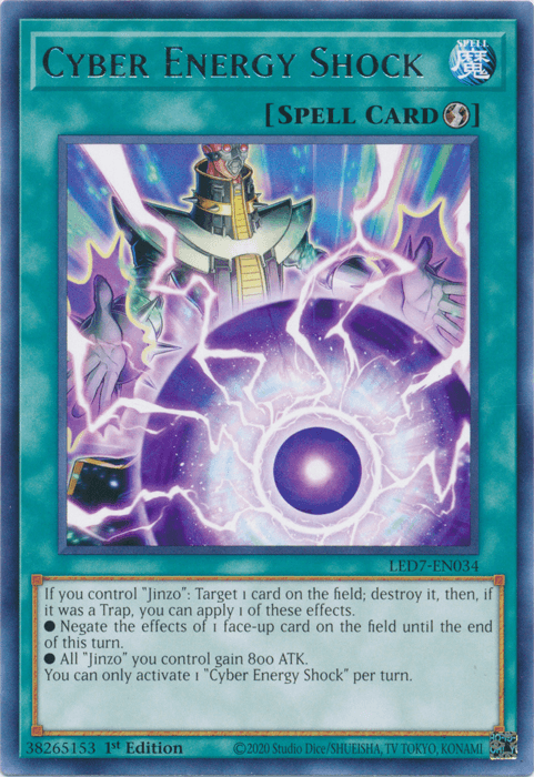 Cyber Energy Shock [LED7-EN034] Rare - POKÉ JEUX