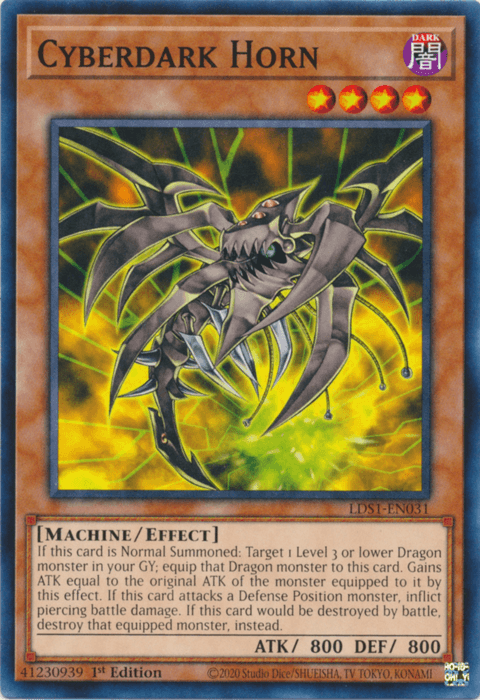 Cyberdark Horn [LDS1-EN031] Common - POKÉ JEUX
