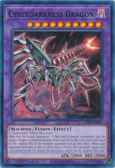 Cyberdarkness Dragon [LDS1-EN037] Common - POKÉ JEUX