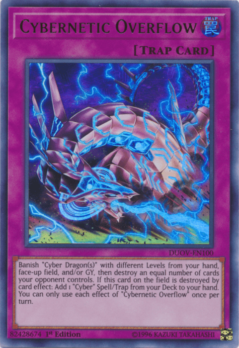 Cybernetic Overflow [DUOV-EN100] Ultra Rare - POKÉ JEUX