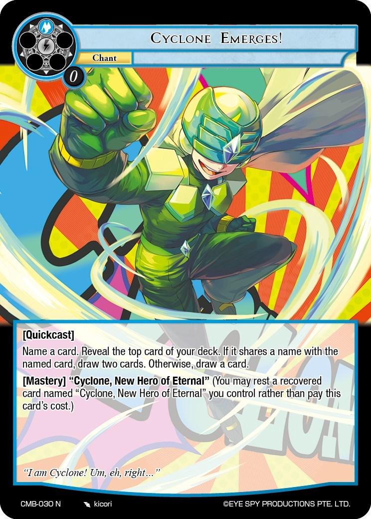 Cyclone Emerges! (CMB-030 N) [Crimson Moon's Battleground] - POKÉ JEUX