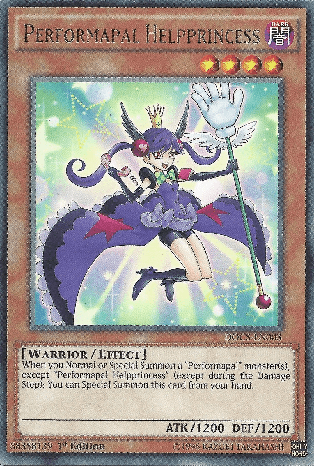 Performapal Helpprincess [DOCS-EN003] Rare - POKÉ JEUX