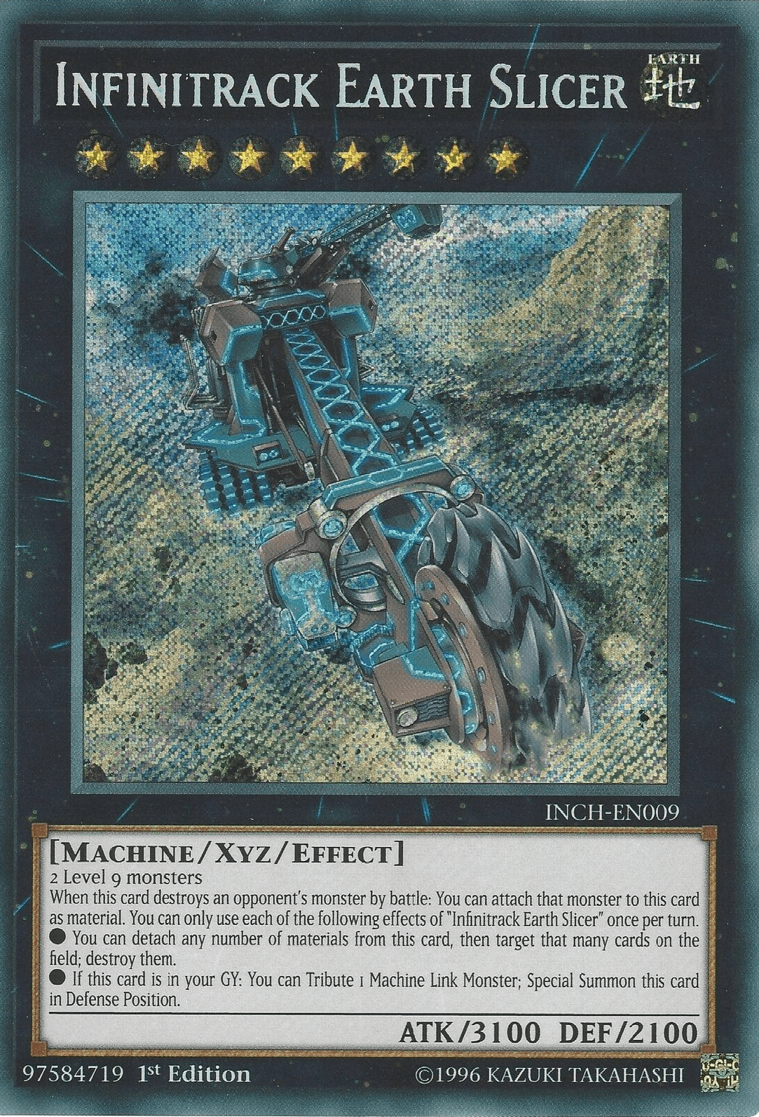 Infinitrack Earth Slicer [INCH-EN009] Secret Rare - POKÉ JEUX