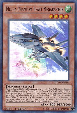 Mecha Phantom Beast Megaraptor [MP14-EN007] Super Rare - POKÉ JEUX