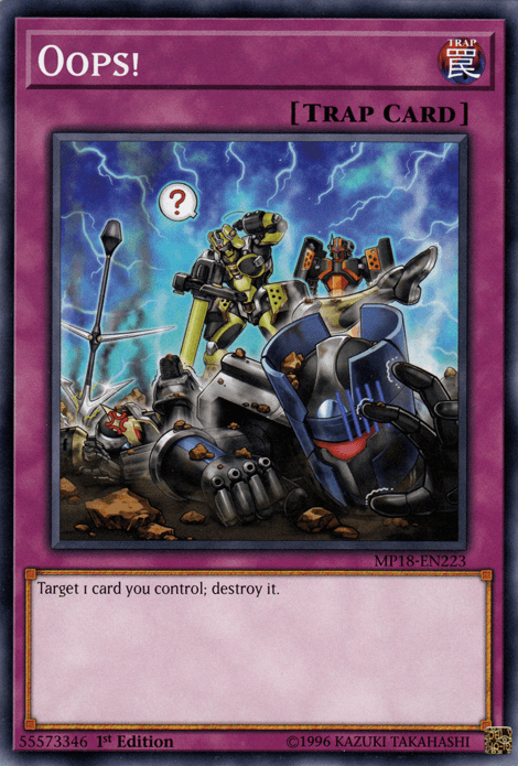 Oops! [MP18-EN223] Common - POKÉ JEUX