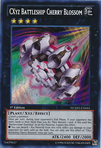 CXyz Battleship Cherry Blossom [NUMH-EN044] Secret Rare - POKÉ JEUX