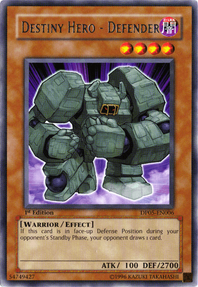 Destiny Hero - Defender [DP05-EN006] Rare - POKÉ JEUX