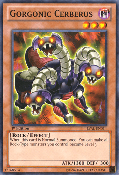 Gorgonic Cerberus [LVAL-EN014] Common - POKÉ JEUX