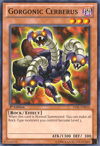 Gorgonic Cerberus [LVAL-EN014] Common - POKÉ JEUX