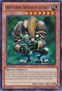 Green Baboon, Defender of the Forest [LCYW-EN165] Common - POKÉ JEUX