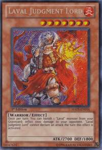 Laval Judgment Lord [HA05-EN014] Secret Rare - POKÉ JEUX