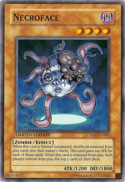 Necroface [CRMS-ENSE1] Super Rare - POKÉ JEUX