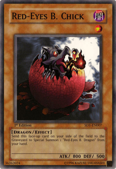 Red-Eyes B. Chick [SD1-EN007] Common - POKÉ JEUX