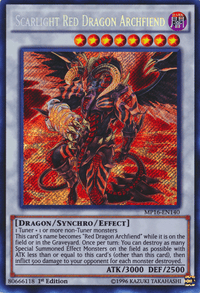 Scarlight Red Dragon Archfiend [MP16-EN140] Secret Rare - POKÉ JEUX