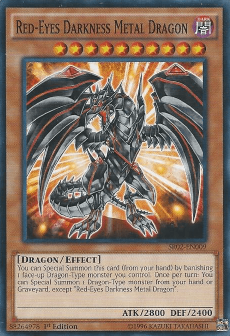 Red-Eyes Darkness Metal Dragon [SR02-EN009] Common - POKÉ JEUX