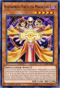 Illusionist Faceless Magician [LED2-EN002] Rare - POKÉ JEUX