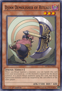 Djinn Demolisher of Rituals [MP15-EN090] Common - POKÉ JEUX