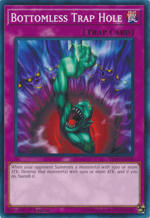 Bottomless Trap Hole [YS18-EN038] Common - POKÉ JEUX