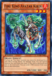 Fire King Avatar Kirin [SDOK-EN003] Common - POKÉ JEUX
