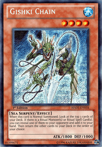 Gishki Chain [HA05-EN034] Secret Rare - POKÉ JEUX